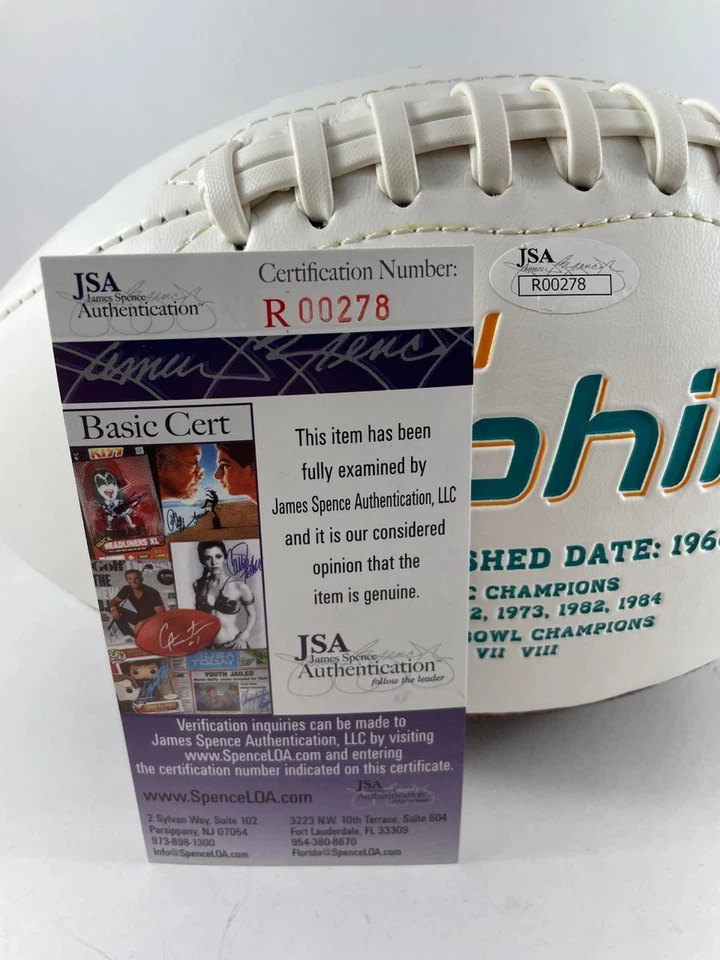 NFL Jay Ajayi Signed Miami Dolphins Super Bowl Football Autograph JSA COA - Image 3 of 3