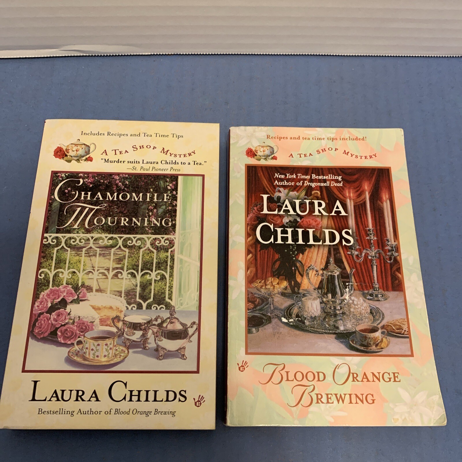 Lot of 22 Paperback Books Laura Childs TEA SHOP MYSTERY Series