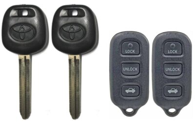 2 NEW TOYOTA MATRIX 2005 - 2008 44D (DOT) KEY + REMOTE 4B GQ43VT14T TOP QUALITY