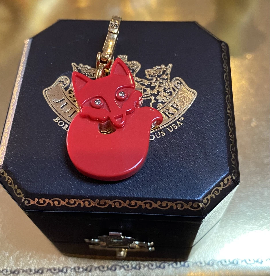 Juicy Couture Raro Raro Raro Zorro Rojo Naranja Zorro 2008 Dije Foto 2 de 4