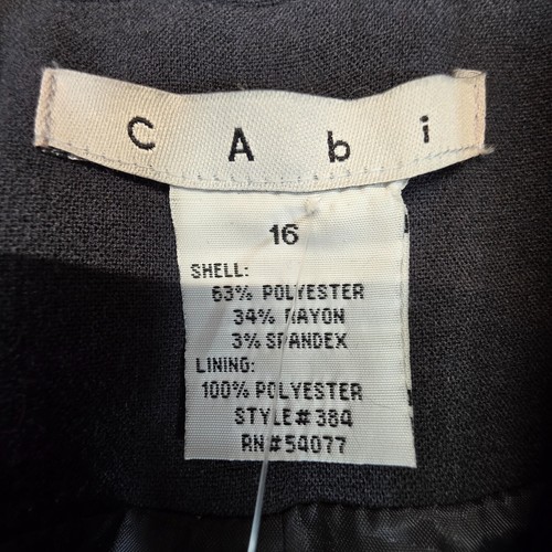 CAbi 384 coat blazer jacket peacoat Carbon dark gray Size 16 - Picture 7 of 10