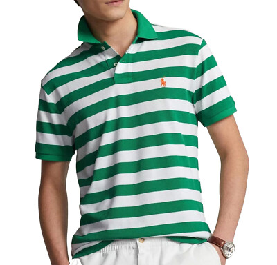Polo by Ralph Lauren 緑白ストライプ ポロシャツ S Polo Ralph Lauren 緑と白ストライプ ポロシャツ S - メルカリ