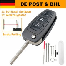 3 Tasten Ersatz Auto Klappschlüssel Gehäuse Für Ford Mondeo Focus S Max Fiesta