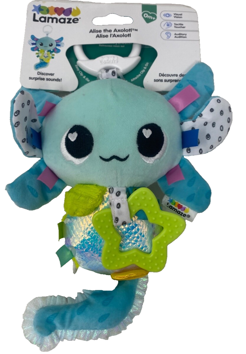 Baby Toys Lamaze Buggy Toy LAMAZE Alise The Axolotl Clip And Go