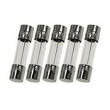 Witonics Pack of 5, 3/16 inch x 3/4 inch 5X20mm 3A 250V Glass Fuse, Fast Blow