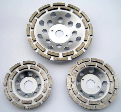 KOPAL Diamant-Schleifteller Schleiftopf 100,115,125,180 mm 2-reihig Topfschleifer Top