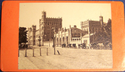 Circa 1870, Vienna, Austria, Railway Station, Nordbahnhof, Oscar Kramer,