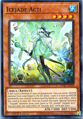 Icejade Acti MP22-EN189 Yu-Gi-Oh Card Near Mint 1st Edition | eBay