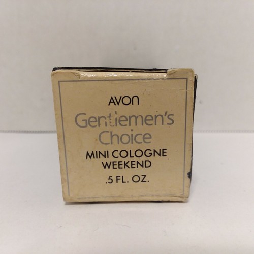 1988 Vintage Avon Gentlemen's Choice Mini Cologne - Weekend - Picture 4 of 5