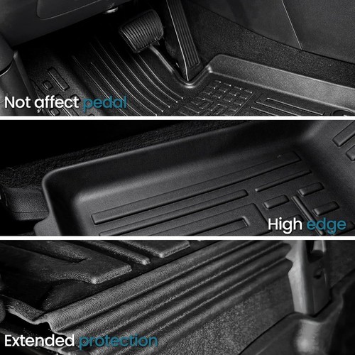 Floor Mats & Cargo Liner for Hyundai Santa FE 24-25, (Fit Hybrid & Gas), TPE - Foto 9 di 9