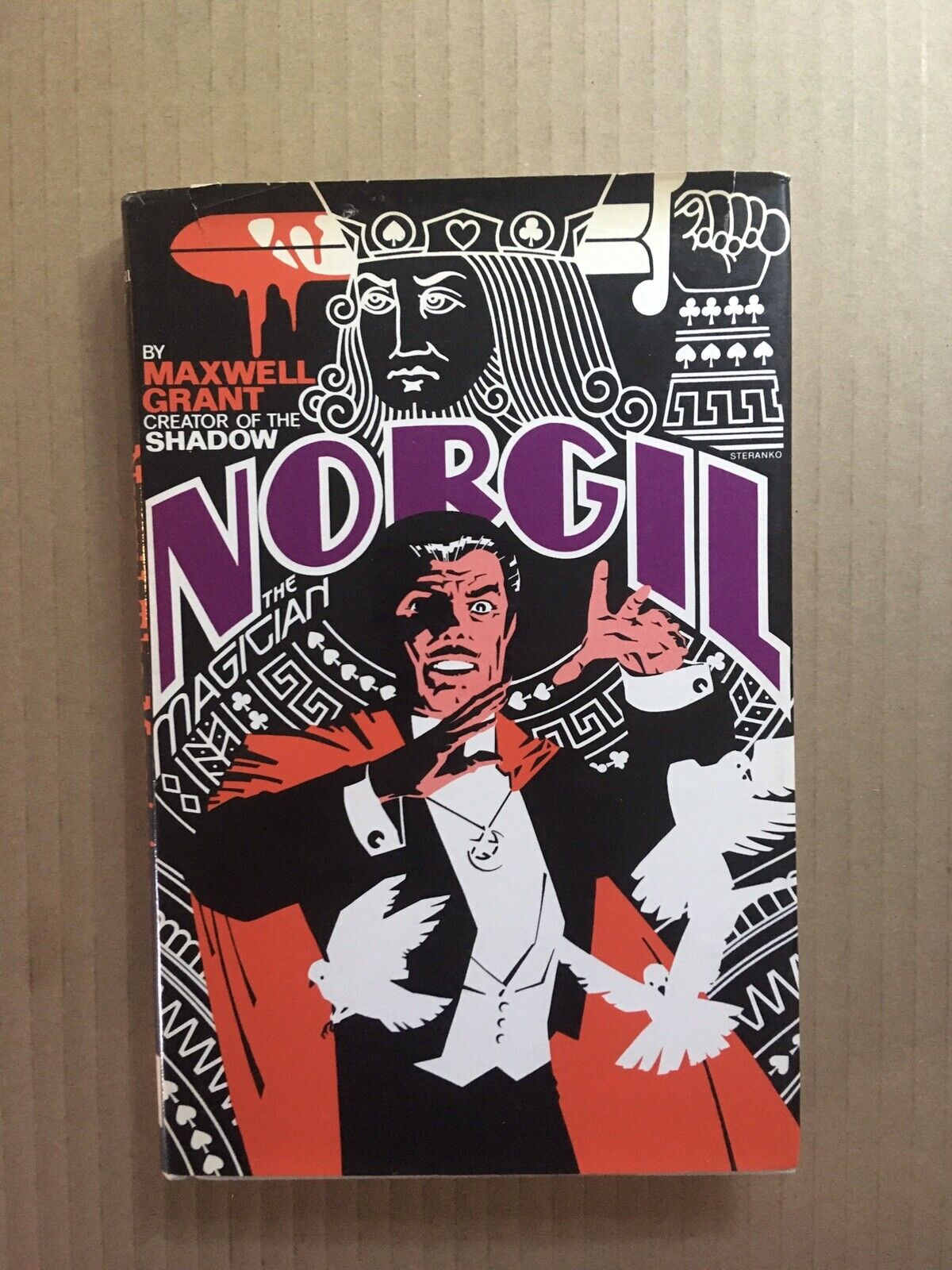 Norgil The Magician Maxwell Grant Cover Cheap sale Tucson Mall 1977 Steranko HC Signed