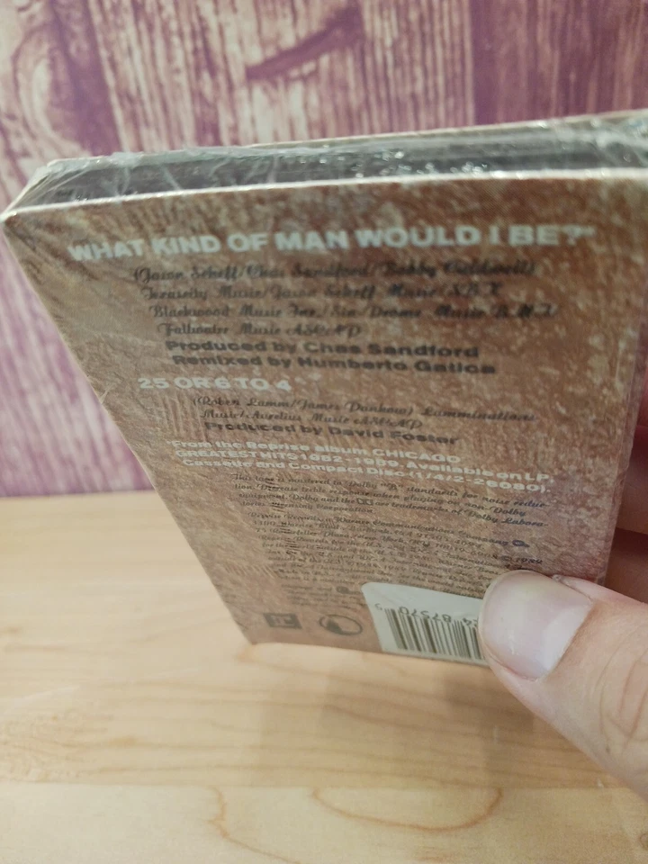 CHICAGO WHAT KIND OF MAN WOULD I BE CASSETTE NEW SINGLE Rare - Image 3 of 4