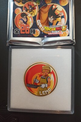 Dragon Ball Z DBZ Lemo Medal Münze Coin Japan Odaiba VERY RARE Manga