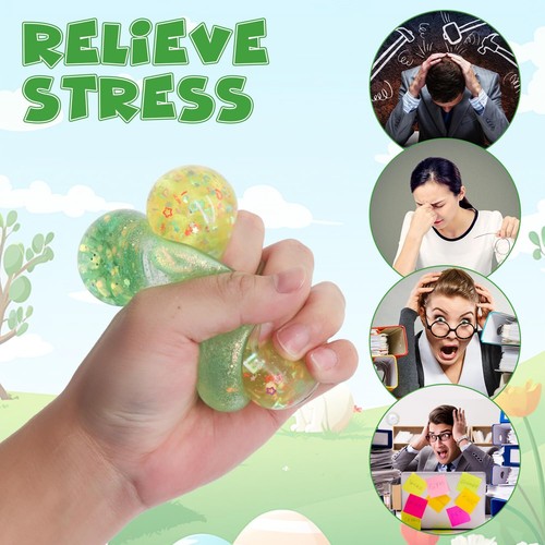 12 Pack Easter Squeeze Ball Toys Rabbit/Egg/Carrot Stress Balls Squishy Toys ... - Picture 4 of 9