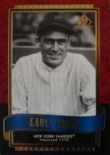Earle Combs 2003 Upper Deck SP LEGENDARY CUTS #33 (1970)