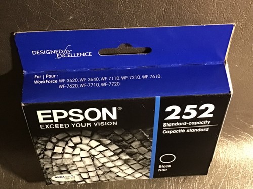 EPSON 252 Standard Capacity BLACK INK CARTRIDGE T252120 - Picture 4 of 4