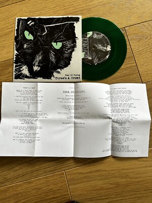 White Lies Formerly fear of flying - three s a crowd 7  Green Vinyl Mint.