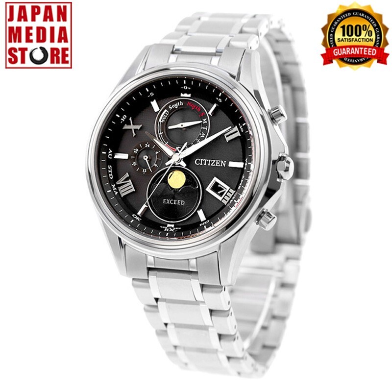 Citizen EXCEED BY1020-61E Moon Phase Eco-Drive Titanium