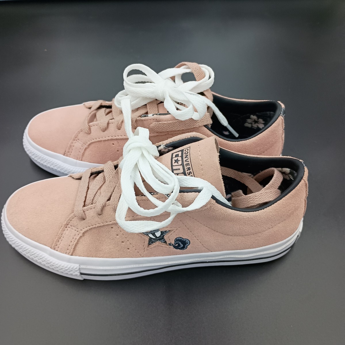 Converse One Star Pro Clay Pink Suede Skate Shoes Womens Mens