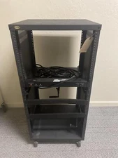 SAMSON NAVEPOINT RACK FOR TEST EQUIPMENT W/ CYBERPOWER POWER STRIP