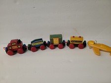 Vintage Wooden Train Set Montgomery Schoolhouse Inc The Midget Railway Vermont