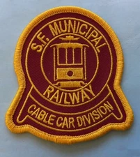 Patch-San Francisco Municipal Ry Cable Car (SF Muni) # 22397 -NEW- Free Shipping