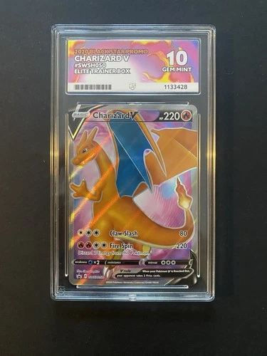 Ace 10 Charizard V Black Star Promo ETB SWSH050