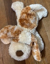 Aurora Dog Puppy Hand Puppet Plush 14 Inch Brown Tan Stuffed Animal Toy