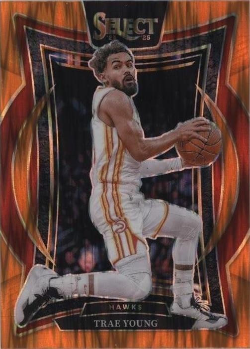 2024-25 Panini Select - Concourse Trae Young #63 Orange Flash