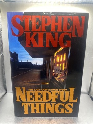 Needful Things Stephen King 1991 First Edition 1st Printing Hardcover VG+ COND A