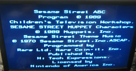 Sesame Street ABC, 123, Big Bird for NES .Authentic Clean/Tested Nintendo. MINT!