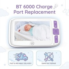Image of BT 6000 Baby Monitor Repair Service Charging Port USB Socket Same Day Fix
