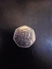 Tom Kitten 2017 Fifty Pence Coin Rare Collectible