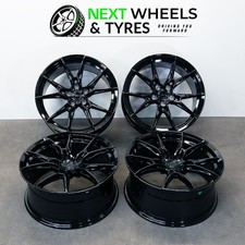 BMW 5 series G30/G31/G38 18'' inch Alloy Wheels New X4 Black *Flow Forged* (A71)