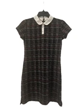 Lemon Tree Plaid School Girl Mini Dress, Medium