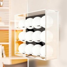 Golf Ball Display Rack Cabinet Shelf Decorative Storage Box 12 Slots
