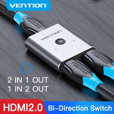 Vention HDMI 2.0 Switcher 4K Bi-Directional 2in1out/1in2out for PS4/PS5 TV Box