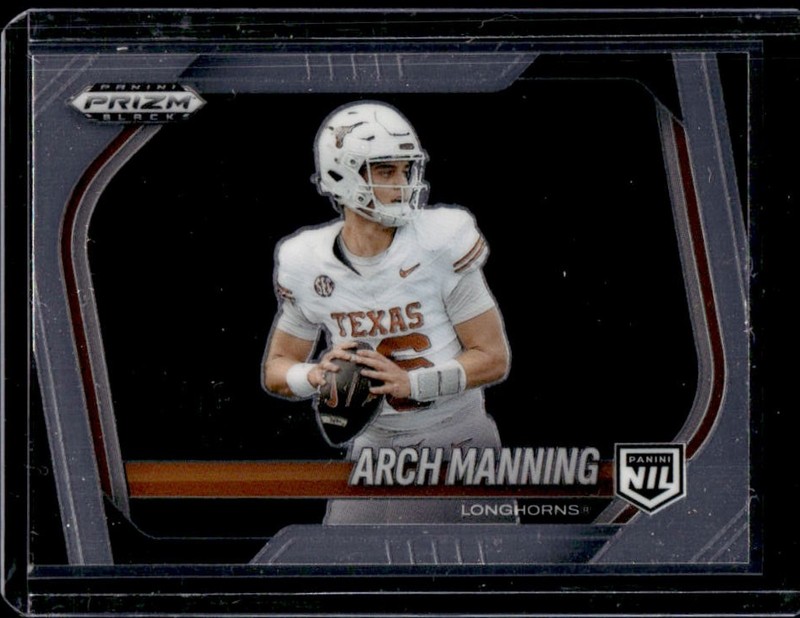 2025 Panini Prizm Black Arch Manning Prospects #197 Longhorns