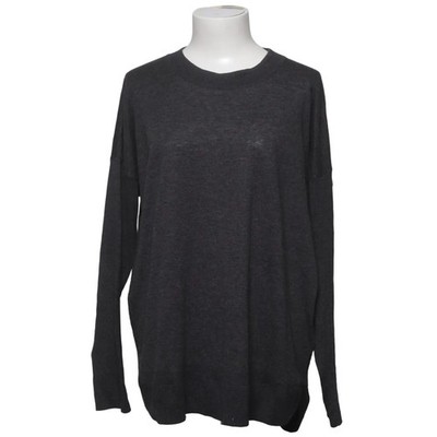 H&M Basic, Strickpullover, Größe: M, Grau, Acryl/Polyester/Wolle, Einfarbig #KNx