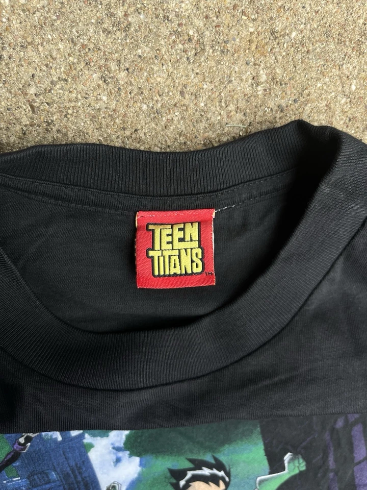 Camiseta De Colección Y2K Teen Titans DC Comic Cartoon Network Gráfica Pequeña Foto 3 de 4
