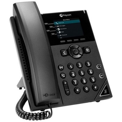 Polycom VVX 250 4-Line Desktop IP Phone PoE 07989-18-089999