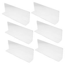 6 Pcs Bathtub Splashback Corner Water Guard Bathroom Blocking Board Screen
