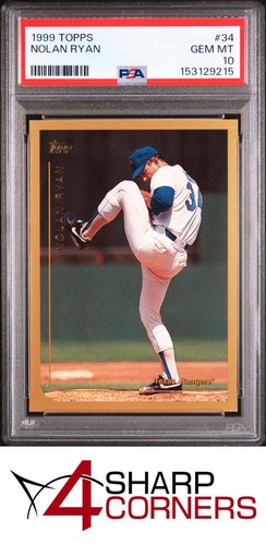 1999 TOPPS #34 NOLAN RYAN HOF PSA 10