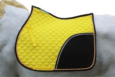 Horse English Saddle Pad All Purpose Cotton Quilted Trail Saddle Yellow 72133