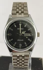 Vintage Seiko 5 Automatic Black Dial 6309 17 Jew D/D Men Wristwatch Steel Band