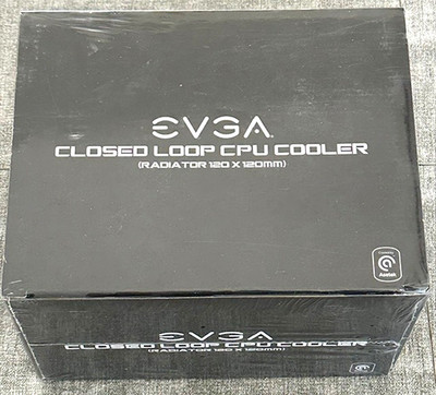 EVGA Closed Loop CPU Cooler (RADIATOR 120 x 120mm) Factory Sealed Box