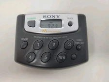 Sony Walkman SRF-M37W Portable Weather/FM/AM Band Radio W/ Belt Clip - Working