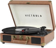 Victrola Journey Portable Suitcase Record Player Bluetooth 3-Speed Turntable Bro