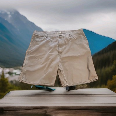 C.E. Schmidt Shorts Men s Size 44×9  Light Brown  Canvas Carpenter  Work 