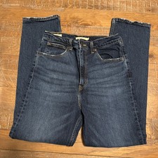Levi s Premium Blue Jeans 70 s High Slim Straight Sz 28 Waterless